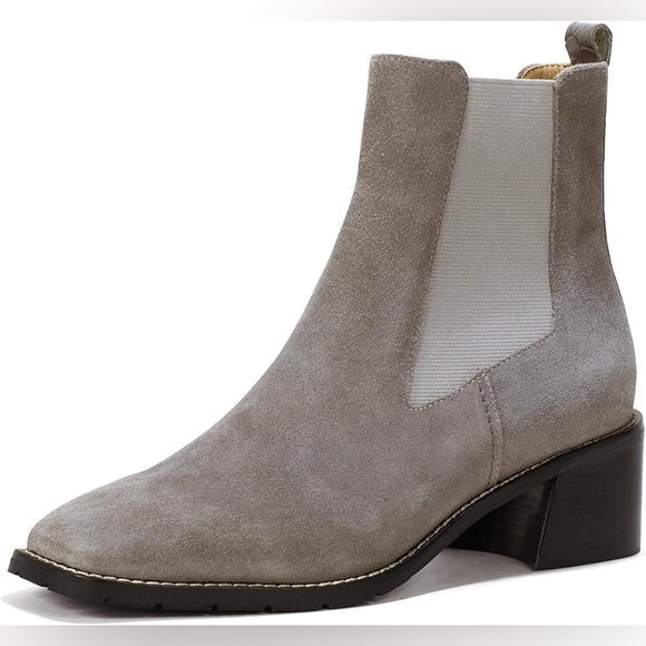 Donald Pliner NWOT Flower Boots in Smoke Sz 8 - Picture 3 of 11